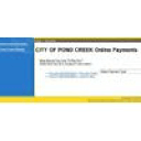 Pond Creek Water & Light Department logo