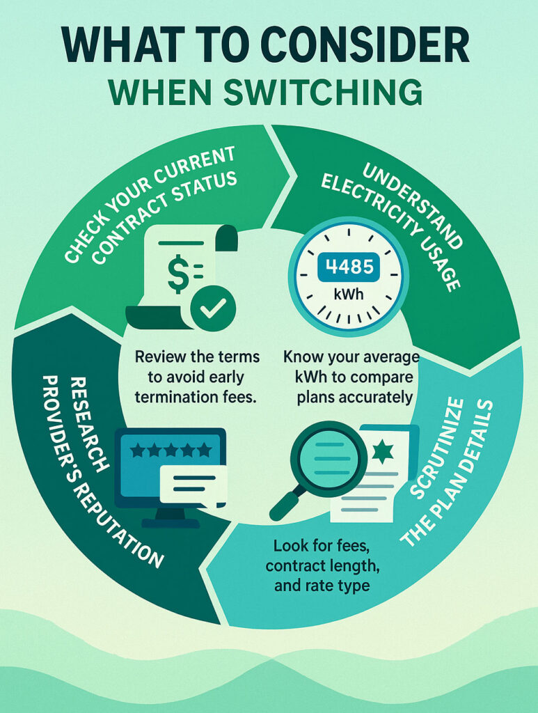 What to Consider when switching energy providers