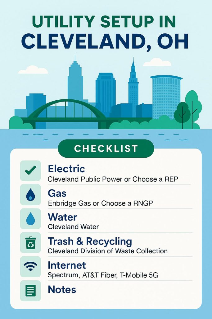 Cleveland Utility Checklist