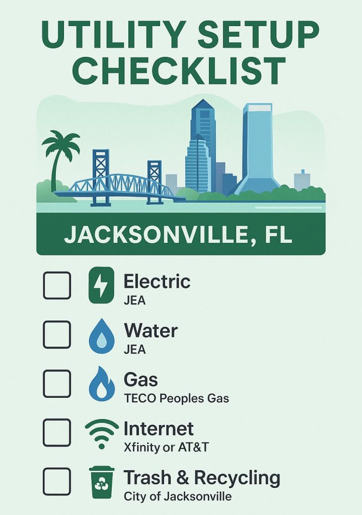 Setup Your New Home with this Utility Checklist for Jacksonville