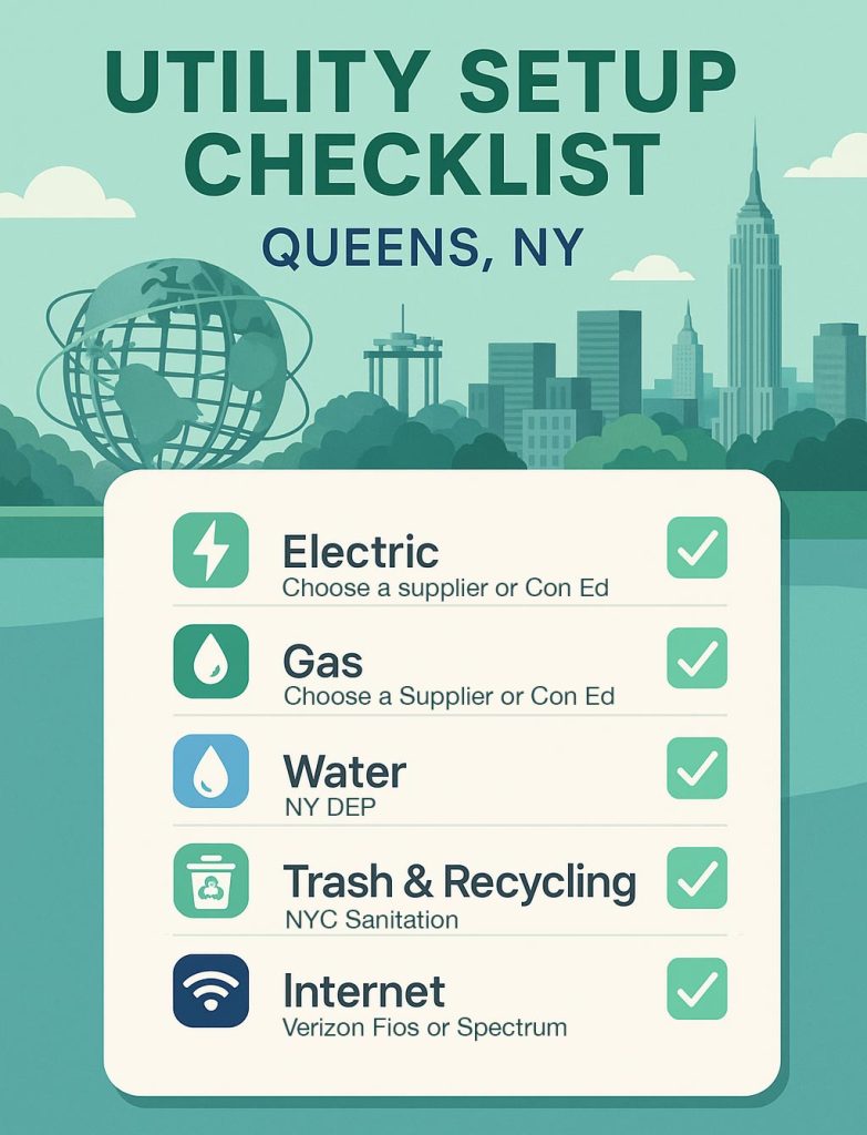 Queens Utility Checklist