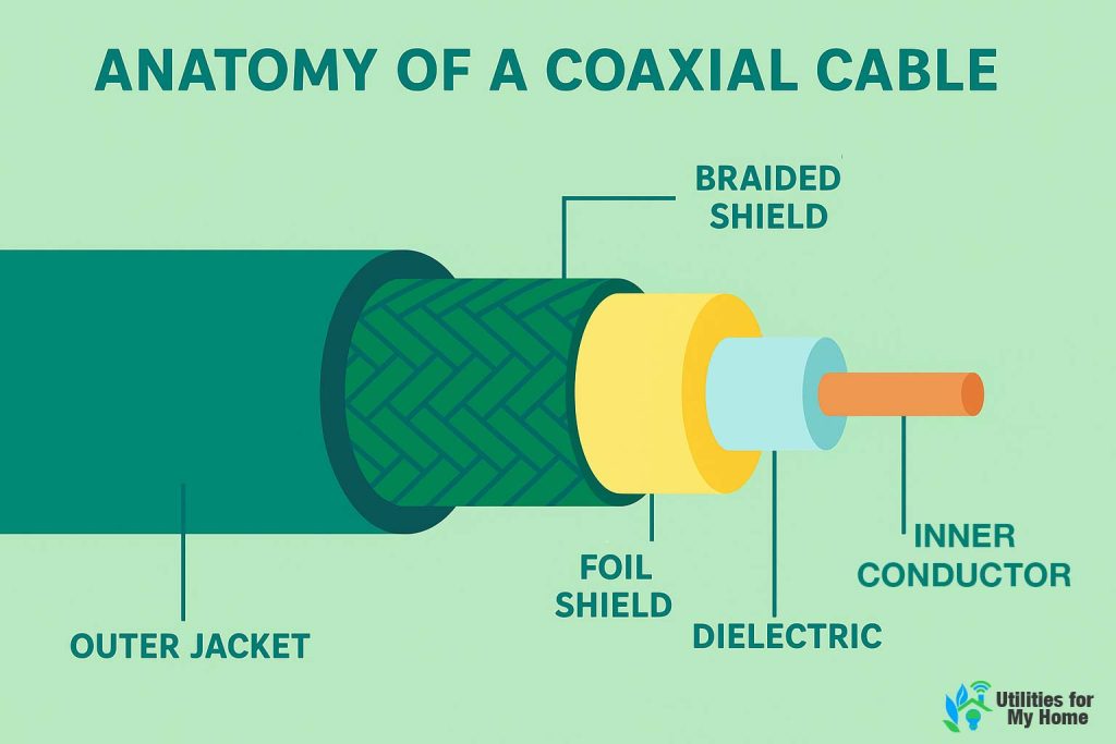 Anatomy of a coaxial cable