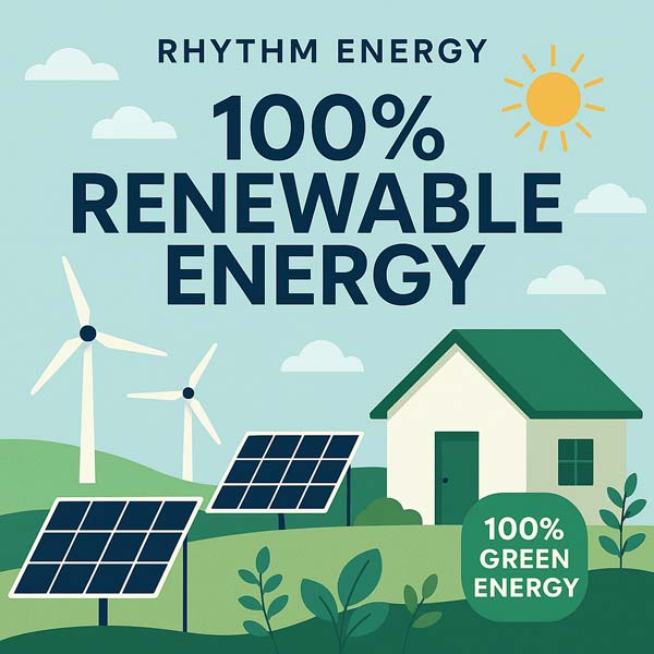 Rhythm Energy 100% Renewable Energy