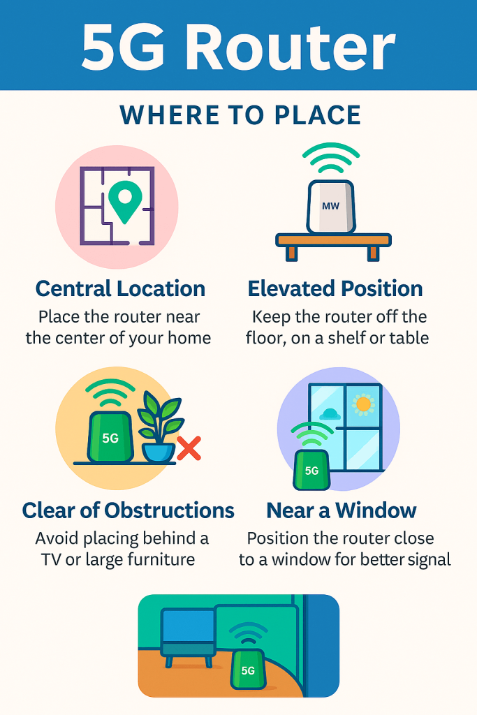 Tips for setting up a 5G Router