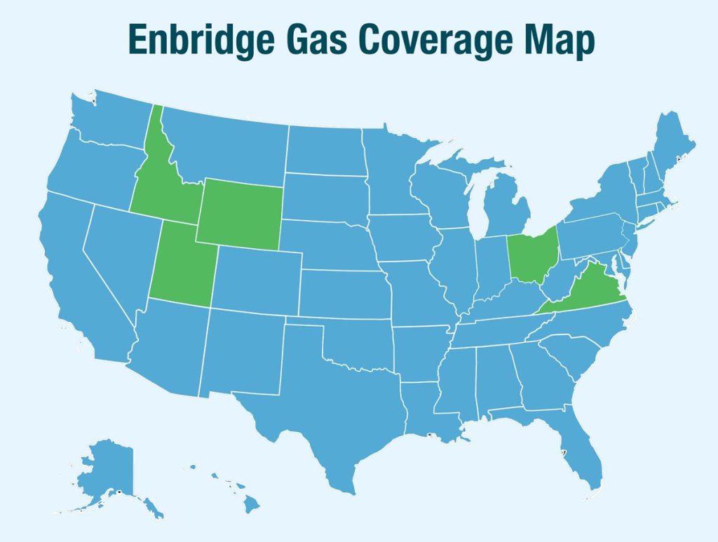 Enbridge Gas Coverage Map