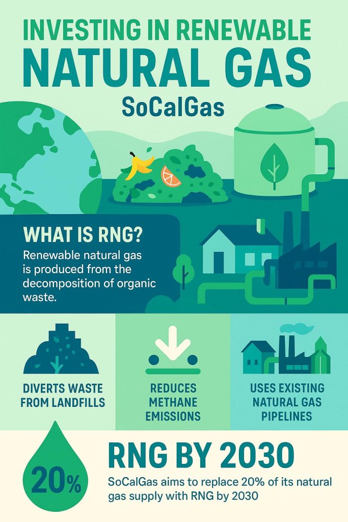 SoCalGas's investment in renewable natural gas