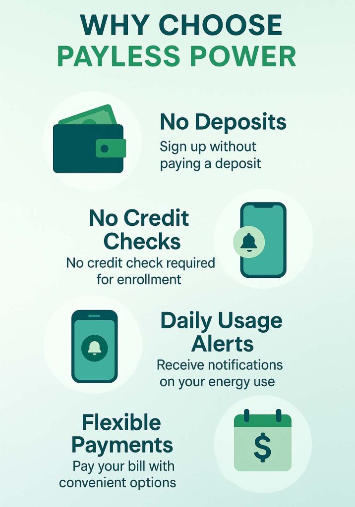 Reasons to choose Payless Power