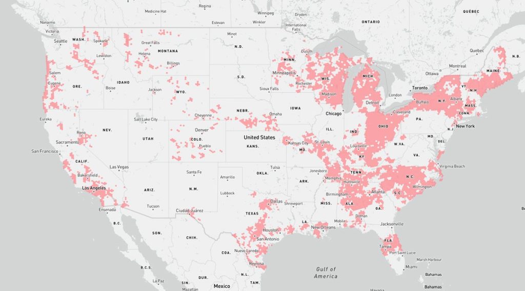 Spectrum Internet Coverage Map
