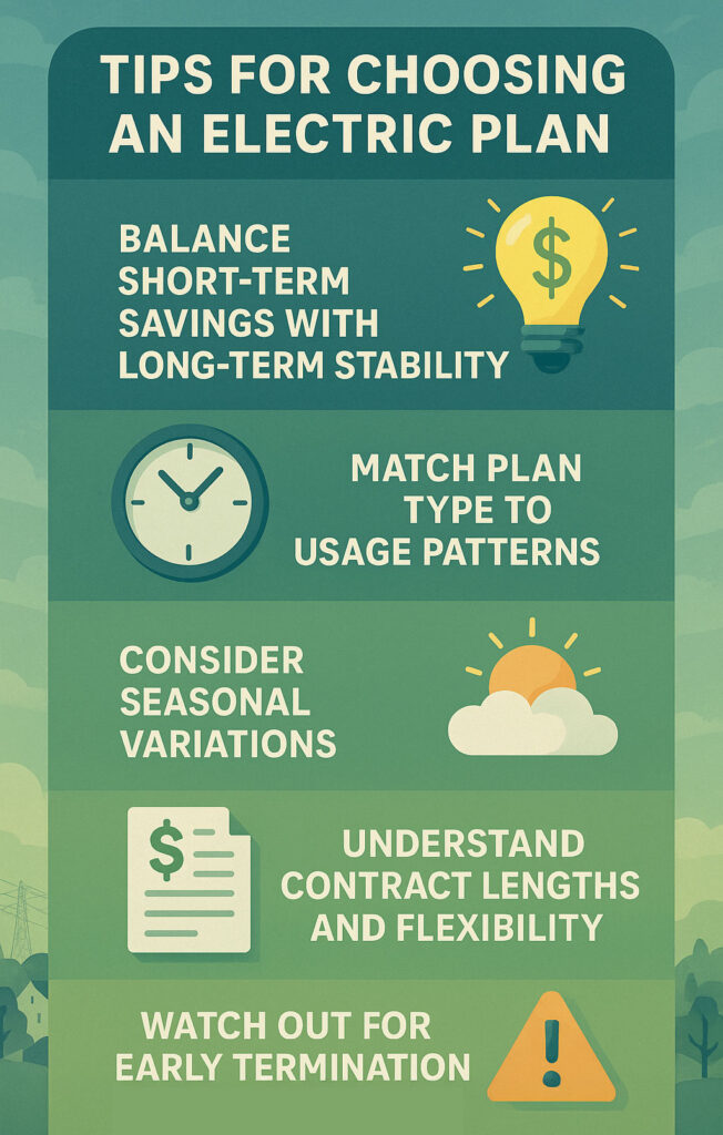 Tips for Choosing an Electricity Plan