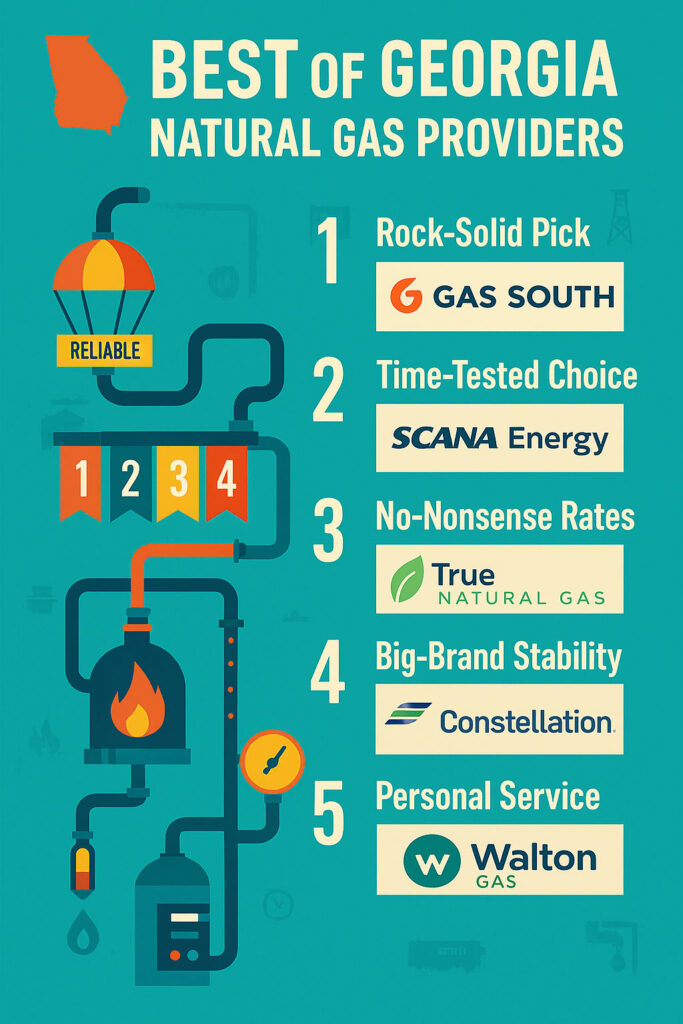 Best Natural Gas Marketers in Georgia