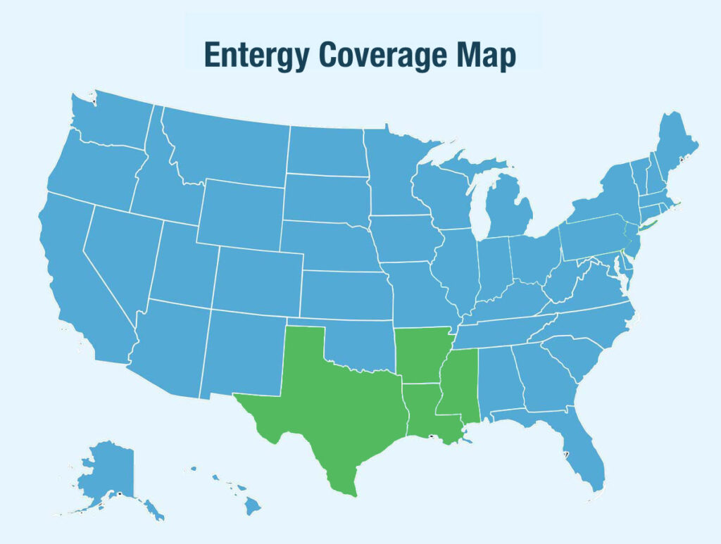 Entergy Coverage Map