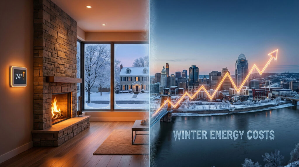 Winter natural gas costs in Cincinnati on the rise, up 44% in December