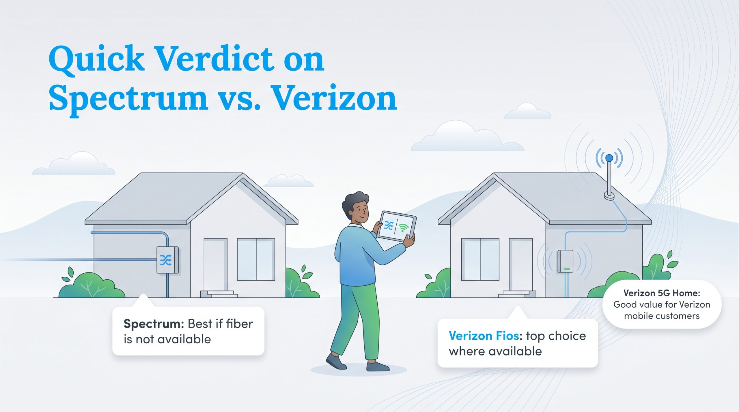 Spectrum vs. Verizon Home Internet