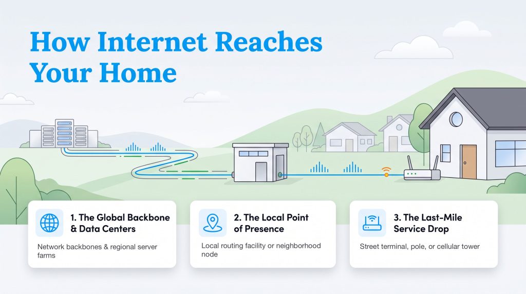 How Internet Gets To Your Home